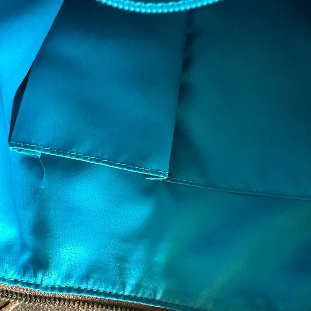 Super Clean Coach Poppy Gold Art Glam Tote Shoulder Bag - Picture 9 of 11